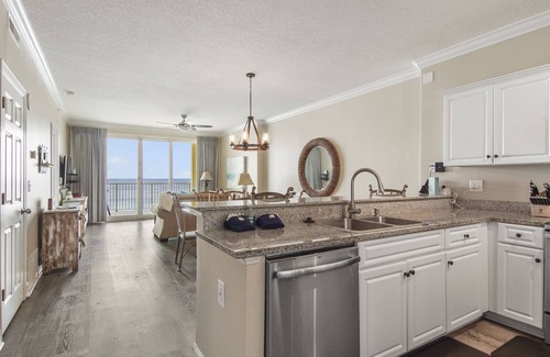 West Panama City Beach Condo | Beachfront Bliss with Chair Service and Top Guest Rating!