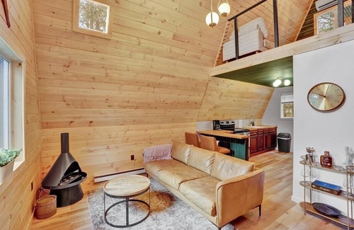 Pocono Summit Cabin | Enchanting A-Frame Cabin with Hot Tub and Firepit Awaits