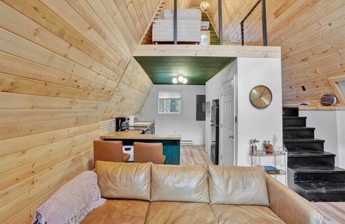 Pocono Summit Cabin | Enchanting A-Frame Cabin with Hot Tub and Firepit Awaits