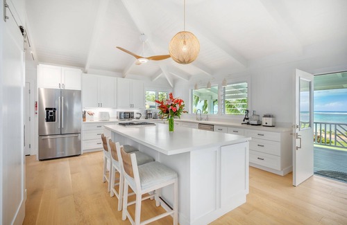 Kilauea House | Experience Enchanted Beachfront Home with Ocean View
