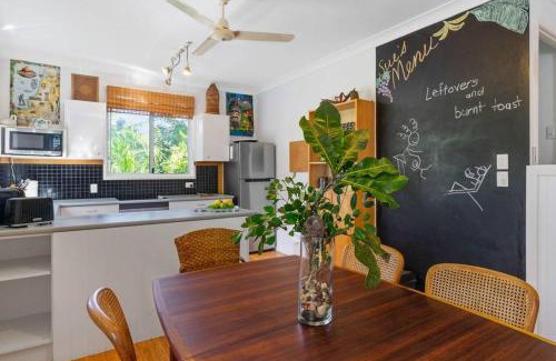 Brisbane Waterfront House | Magical Garden Cottage with Bikes for Family Getaways
