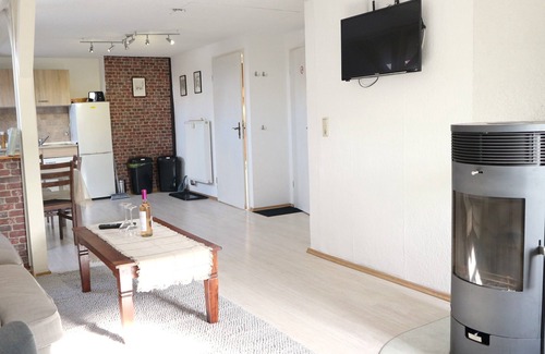 Zeulenroda Apartment | Romantic Escape with Fireplace & Prime Location Awaits