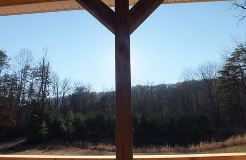 Peebles Cabin | Idyllic Cabin Retreat with Pool & Stocked Pond Awaits