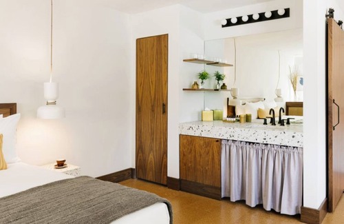 Sunset Junction House | Relaxing Getaway: Pet-Friendly Hotel with Pool Access