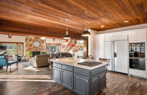 Forestville House | Unwind by the Hot Tub, Pool, and Outdoor Firepit