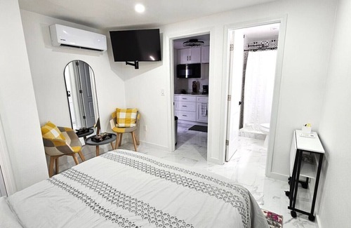 Citrus Park Apartment | Experience Tiny Nest: Pet-Friendly 1BR with Garden Retreat