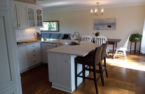 Powers Lake House | Beachside Haven: Updated Home Steps from Powers Lake