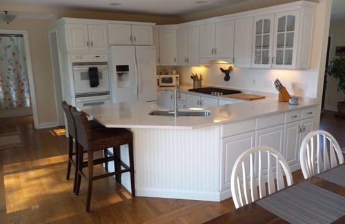 Powers Lake House | Beachside Haven: Updated Home Steps from Powers Lake
