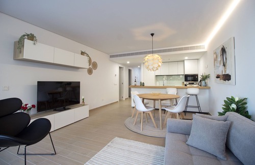 Fuengirola Apartment | Unwind in Costa del Sol: Pool, Spa & Ocean Views Await