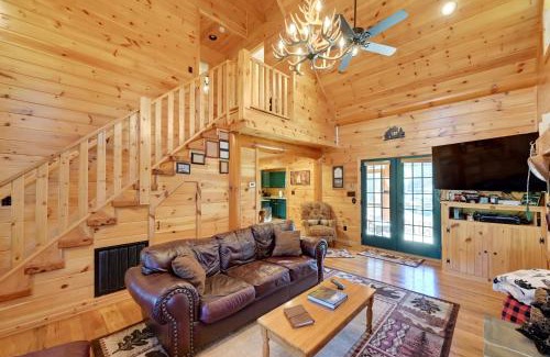 Ennice House | Enchanting Cabin with Waterfall & Fire Pit by Blue Ridge Pkwy