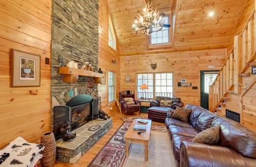 Ennice House | Enchanting Cabin with Waterfall & Fire Pit by Blue Ridge Pkwy