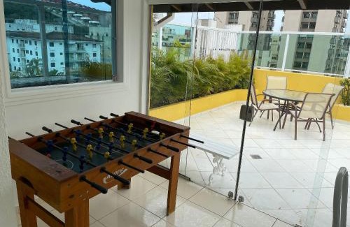 Jardim Sao Miguel Apartment | Enseada: Rooftop Retreat with Pool and Ocean Views