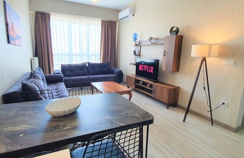 Kucukcekmece House | Entire 1+1 apartment with amazing view 16th floor