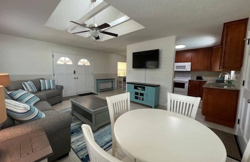 Flagler Beach House | Idyllic Home with Heated Pool, Steps from the Beach