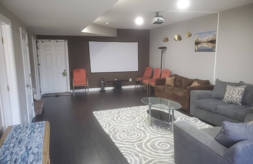 Columbus Apartment | Cozy Walkout Basement Retreat Perfect for Solar Eclipse Viewing