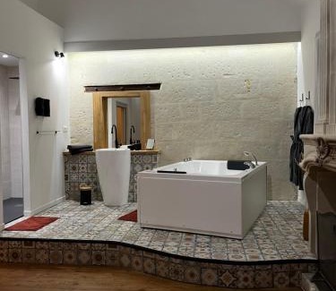 Saumur Apartment | Relax at Entre Nous Le Joachim with a Hot Tub and 9.2 Rating