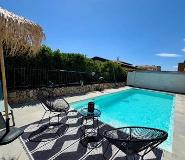 Syracuse Apartment | Elegant Epipoli Villa with Pool & Oceanfront Views