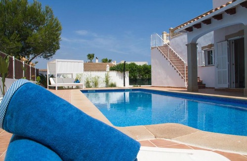 Son Serra de Marina Ski Chalet | Experience Es Bon Patro: 4-Star Excellence with Pool Access