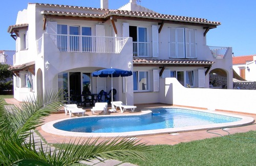 Cala'n Bosch Villa | Prime Location Menorca - Beachfront Villa with Pool & Ocean View