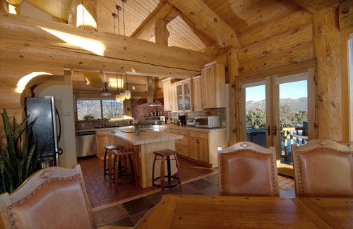 Buena Vista Cabin | Discover a Secluded Log Home with Hot Tub and Scenic Views