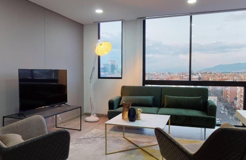 Calle 100 Apartment | Stunning Apartment with Breathtaking Views for Families
