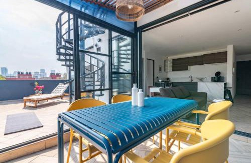 Santa Maria la Ribera Apartment | Inviting Apartment with Terrace in the Heart of CDMX
