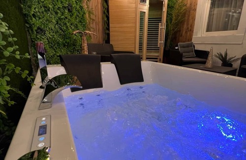 Mulhouse Apartment | Esprit Coco: Unique Retreat with Spa and Hot Tub Experience