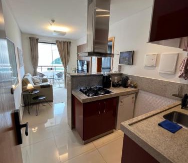 Goiania Apartment | Pet-Friendly Iflat Essenciale Style 1501 with Ocean Views
