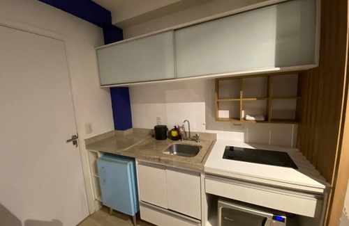Republica Apartment | Estúdio Completo Prox Metro Republica - com Piscina, Sauna e Academia - 212