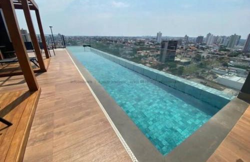 Jardim dos Estados Apartment | Complete Studio on 15th Floor with Oceanfront Views