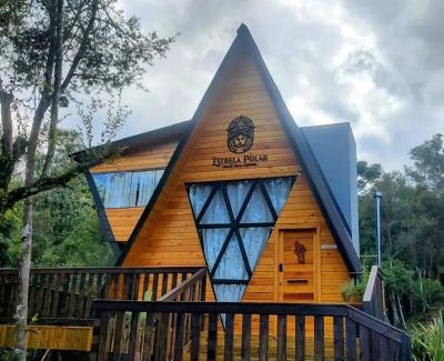 Urubici Ski Chalet | Elegant Estrela Polar Chalé with Hot Tub - 10/10 Reviews