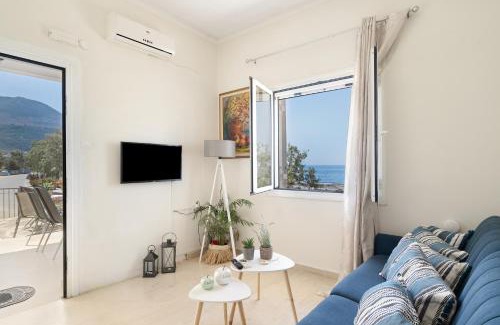 Agios Nikolaos House | Seafront Villa Euphoria with Ocean Views and Hot Tub