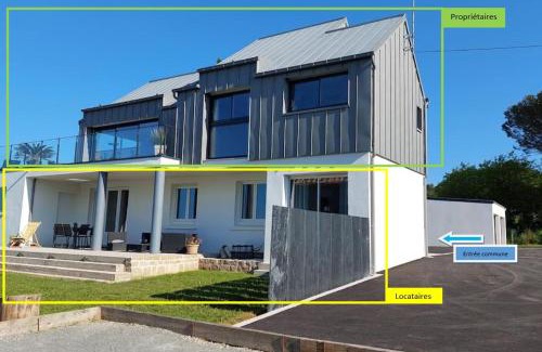 Guidel-Plages House | Sea View Maison - Family and Pet Friendly Retreat