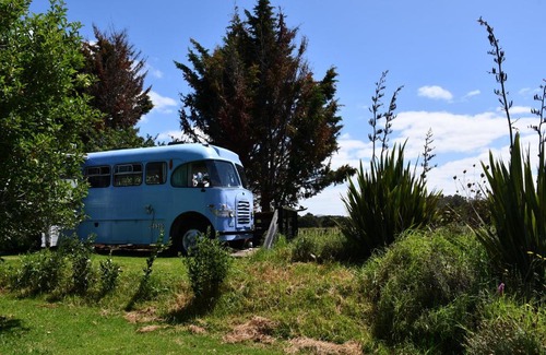 Northland House | Pet-Friendly Stay at Evi the School Bus, Oromahoe Downs