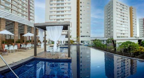 Bandeirantes Apartment | Relaxing Getaway at Evian Thermas Residence in Caldas Novas
