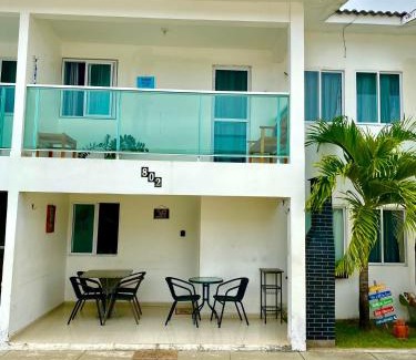 Village Jacuma House | Stylish Duplex in Jacumã: Ocean View & Pool Access