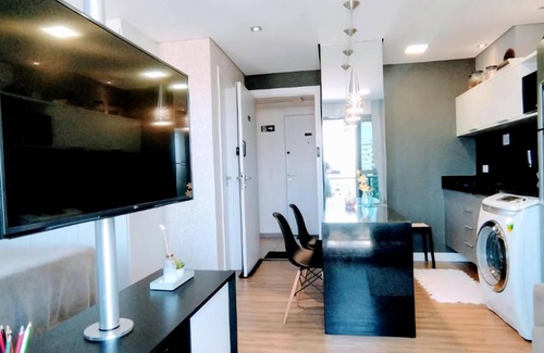 Reboucas Apartment | Cozy Studio in Central Curitiba with Pool and Spa Amenities