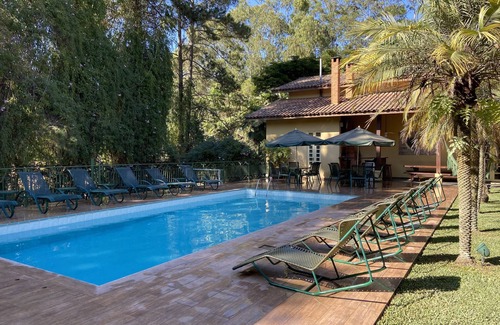 Dona Catarina House | Top-Rated Farm Retreat with Pool near São Paulo