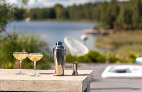 Tyreso Villa | Elegant Lakefront Mansion in Stockholm with Pools & Spa