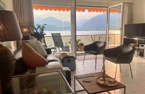 Gambarogno Apartment | Serene Lakeside Apartment with Breathtaking Views & Pool