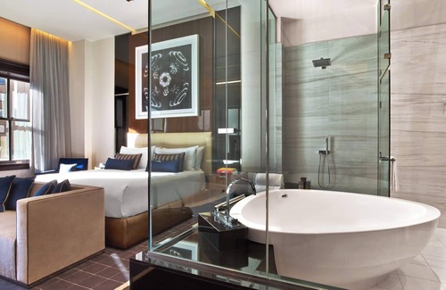 Downtown Dallas Hotel | Exclusive Penthouse Loft with Spacious Living Area and Luxurious Features