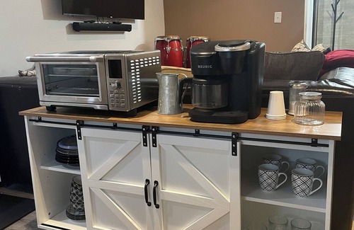 Lawrenceville Apartment | Private Basement Getaway with Family-Friendly Amenities