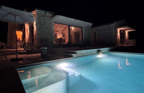 Lakones House | Exclusive stone villa with infinity pool & incomparable sea views