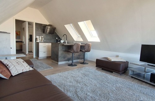 Garz/Rugen Apartment | Exclusive Top-Floor Apartment with Ocean View & Roof Terrace