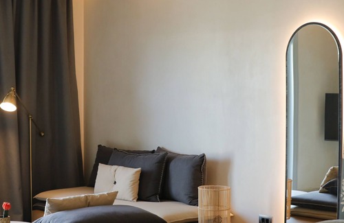Glastros Hotel | Elegant Ruby Suite with Private Pool and Breakfast Included