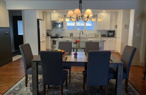 Sylvan Lake House | Modern Farmhouse Retreat with Ocean View & Spa Amenities