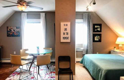Lower Allston Apartment | Elegant Executive Suite Loft near Harvard Allston Campus