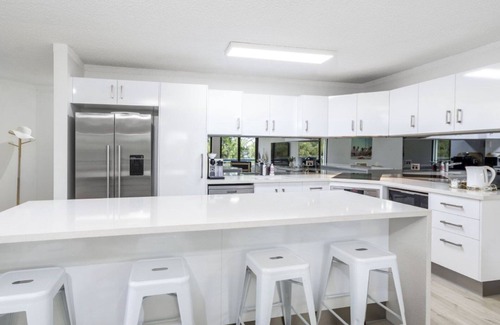 Bongaree Apartment | Relaxing Treetop Escape with Pool & Family-Friendly Amenities