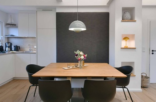 Juist Apartment | Exclusive Retreat with Garden, Sauna & South Terrace Access