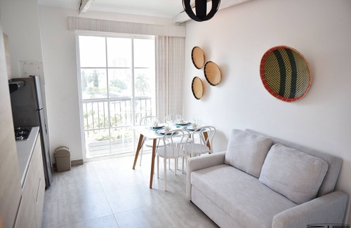 Cali Apartment | Escape to a New Apartment with City and Pool Views